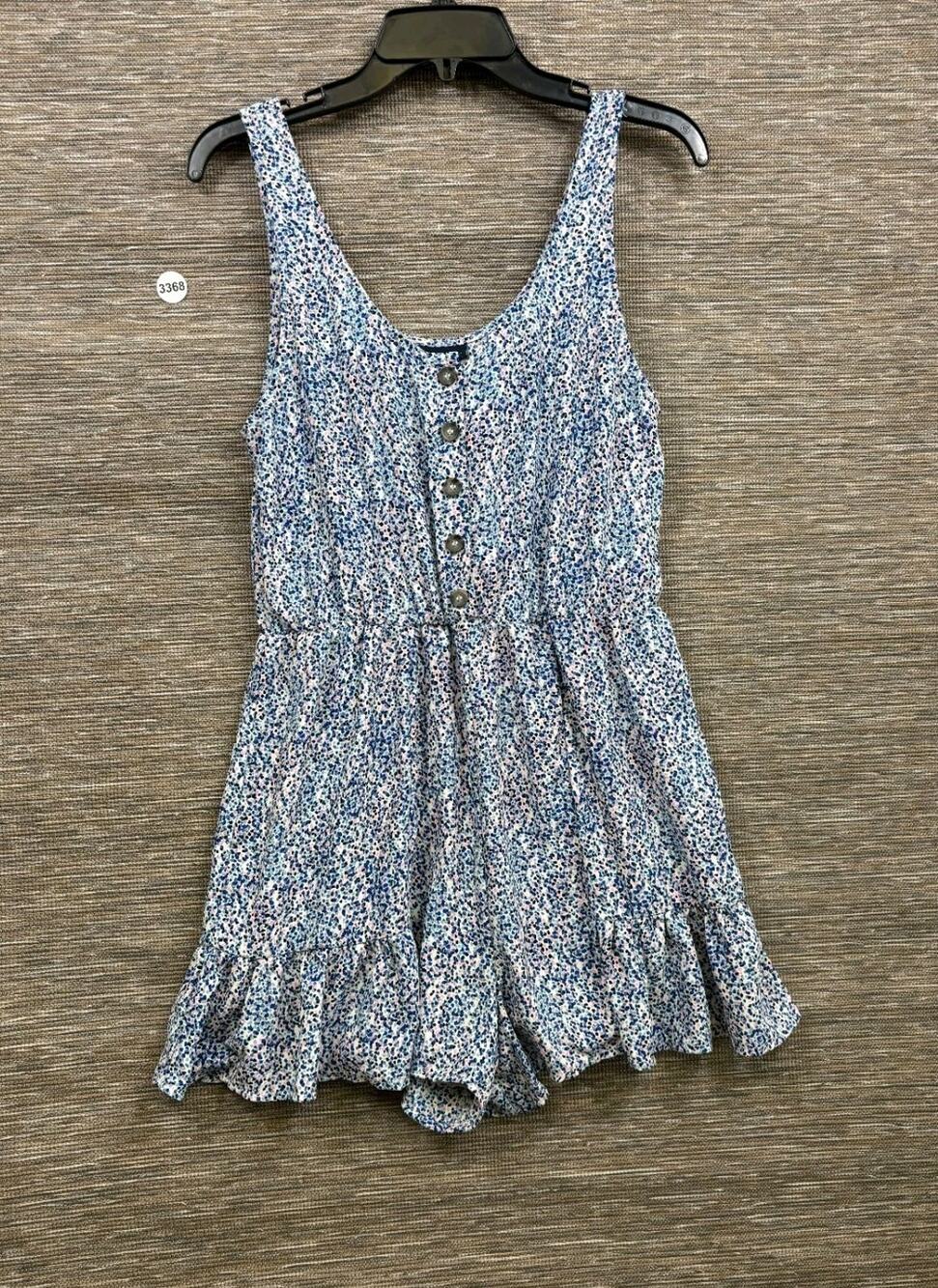 Daytrip Cottagecore Floral Romper Boho Festival Mini Sz S Multicolor Sleeveless